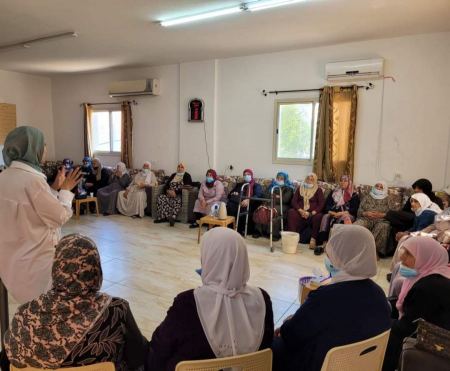 مجلس " بسمة " يعقد ورشات ومحاضرات متنوعة بنوادي المسنين في برطعة ومعاوية